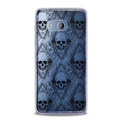 Lex Altern TPU Silicone HTC Case Skulls Pattern