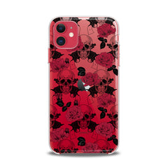 Lex Altern TPU Silicone iPhone Case Floral Skeleton
