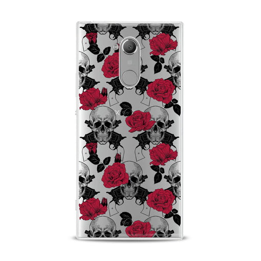 Lex Altern TPU Silicone Sony Xperia Case Floral Skeleton