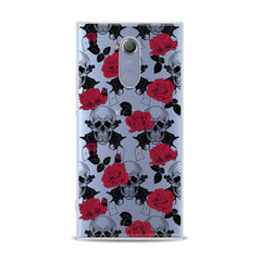 Lex Altern TPU Silicone Sony Xperia Case Floral Skeleton