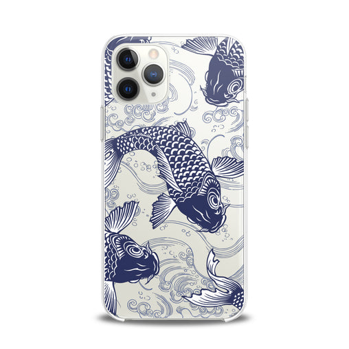 Lex Altern TPU Silicone iPhone Case Blue Fish