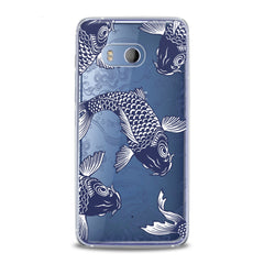 Lex Altern TPU Silicone HTC Case Blue Fish