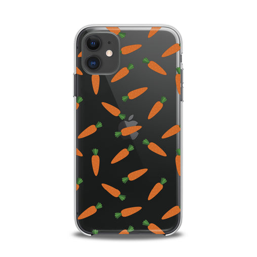 Lex Altern TPU Silicone iPhone Case Carrots Pattern