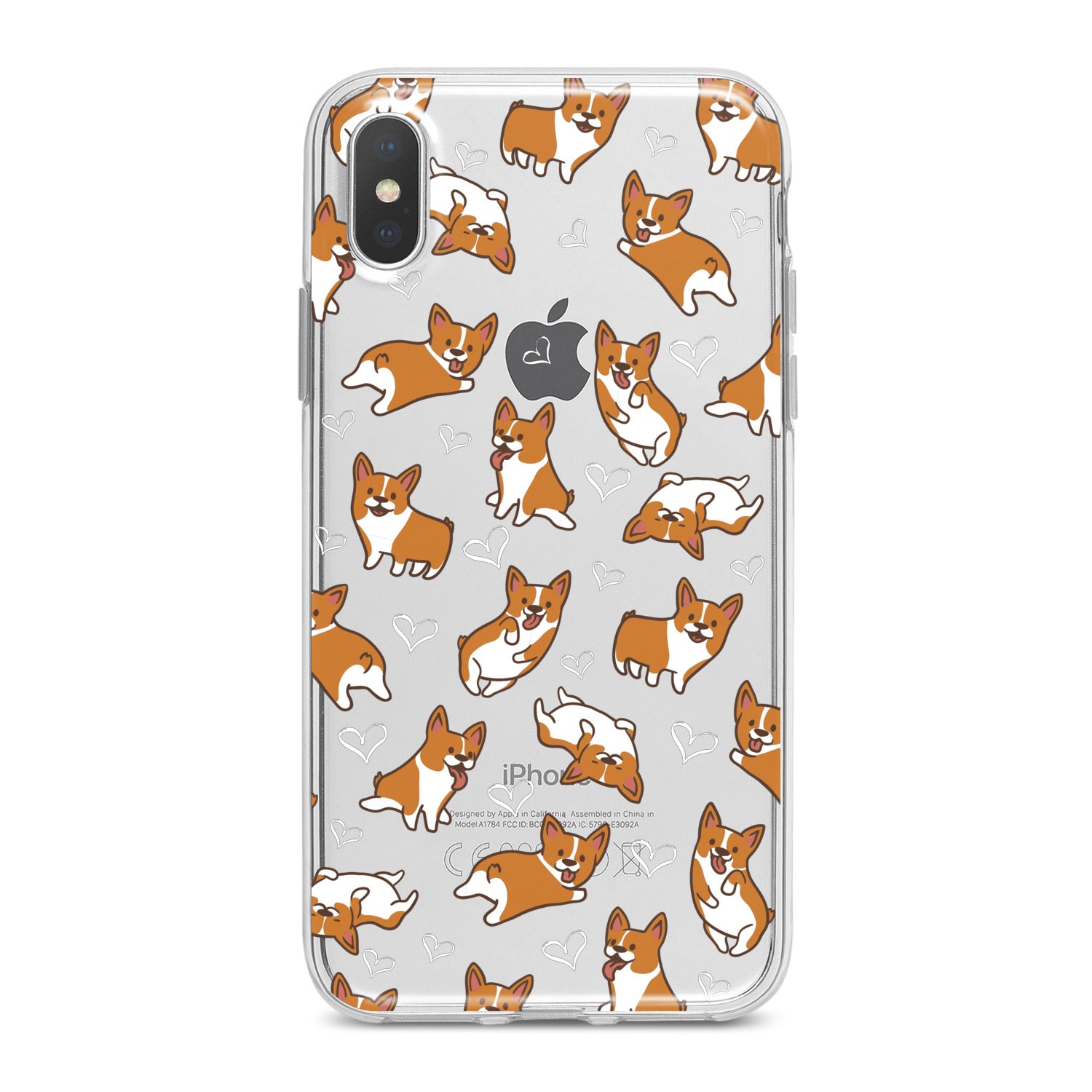 Lex Altern Love Corgi Phone Case for your iPhone & Android phone.