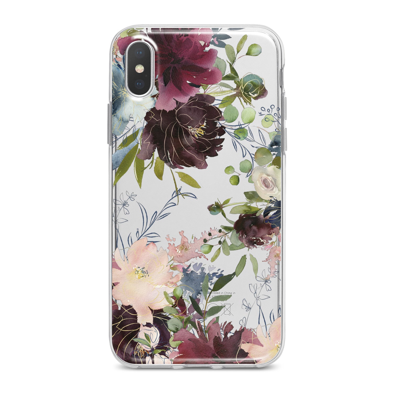 Lex Altern Purple Flowers Phone Case for your iPhone & Android phone.