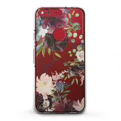 Lex Altern TPU Silicone Phone Case Purple Flowers