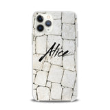 Lex Altern TPU Silicone iPhone Case White Stones