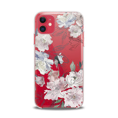 Lex Altern TPU Silicone iPhone Case Drawing Flowers