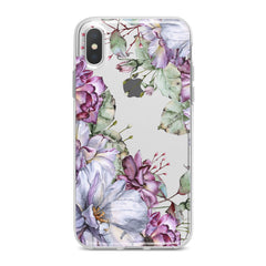Lex Altern TPU Silicone Phone Case Violet Flowers