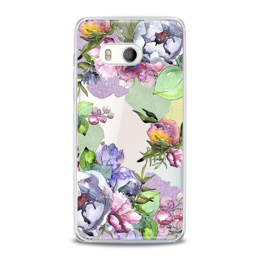 Lex Altern Watercolor Flowers Art HTC Case