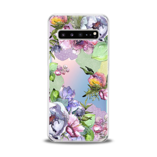 Lex Altern Watercolor Flowers Art Samsung Galaxy Case