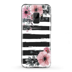 Lex Altern TPU Silicone Samsung Galaxy Case Striped Floral