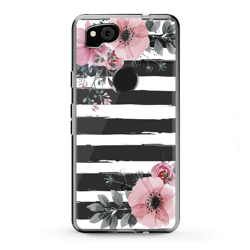 Lex Altern Google Pixel Case Striped Floral