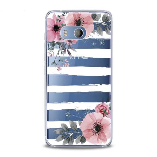 Lex Altern Striped Floral HTC Case