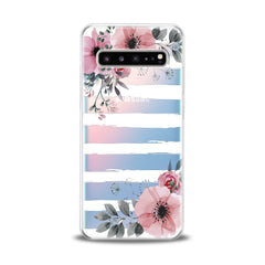 Lex Altern TPU Silicone Samsung Galaxy Case Striped Floral