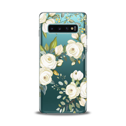 Lex Altern White Roses Samsung Galaxy Case