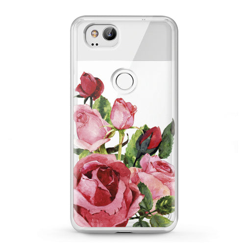 Lex Altern Google Pixel Case Floral Red Roses