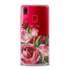Lex Altern TPU Silicone VIVO Case Floral Red Roses