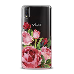 Lex Altern TPU Silicone VIVO Case Floral Red Roses