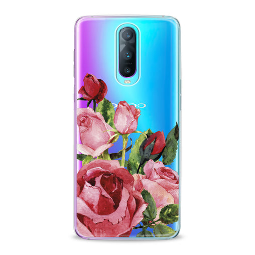 Lex Altern Floral Red Roses Oppo Case
