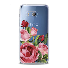 Lex Altern TPU Silicone HTC Case Floral Red Roses