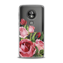 Lex Altern TPU Silicone Motorola Case Floral Red Roses