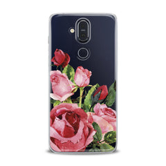Lex Altern TPU Silicone Nokia Case Floral Red Roses