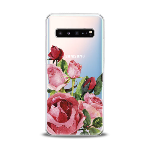 Lex Altern Floral Red Roses Samsung Galaxy Case
