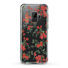 Lex Altern TPU Silicone Samsung Galaxy Case Red Wildflower