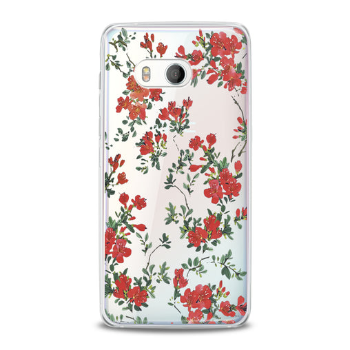 Lex Altern Red Wildflower HTC Case