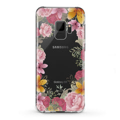 Lex Altern TPU Silicone Samsung Galaxy Case Pink Bouquet