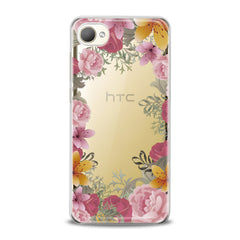 Lex Altern TPU Silicone HTC Case Pink Bouquet