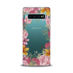 Lex Altern TPU Silicone Samsung Galaxy Case Pink Bouquet