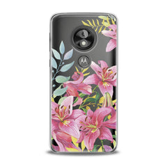 Lex Altern TPU Silicone Motorola Case Lily Flowers