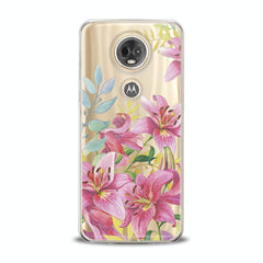 Lex Altern TPU Silicone Motorola Case Lily Flowers