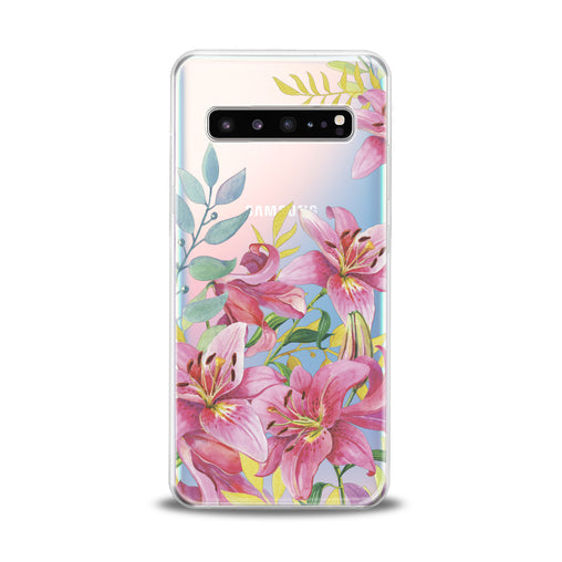 Lex Altern Lily Flowers Samsung Galaxy Case
