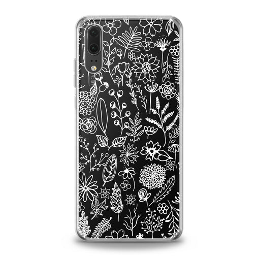 Lex Altern White Floral Pattern Huawei Honor Case