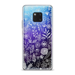 Lex Altern TPU Silicone Huawei Honor Case White Floral Pattern