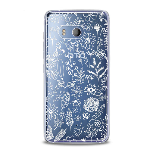 Lex Altern White Floral Pattern HTC Case
