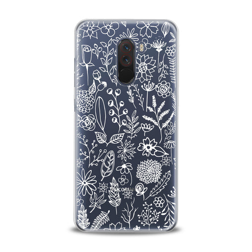 Lex Altern White Floral Pattern Xiaomi Redmi Mi Case