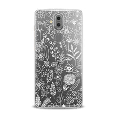 Lex Altern TPU Silicone Phone Case White Floral Pattern