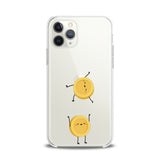 Lex Altern TPU Silicone iPhone Case Happy Yellow Coin