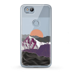 Lex Altern TPU Silicone Google Pixel Case Mountain Sunrise