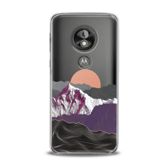 Lex Altern TPU Silicone Motorola Case Mountain Sunrise