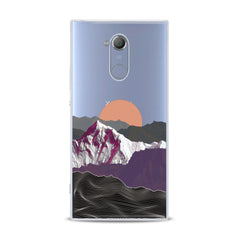 Lex Altern TPU Silicone Sony Xperia Case Mountain Sunrise