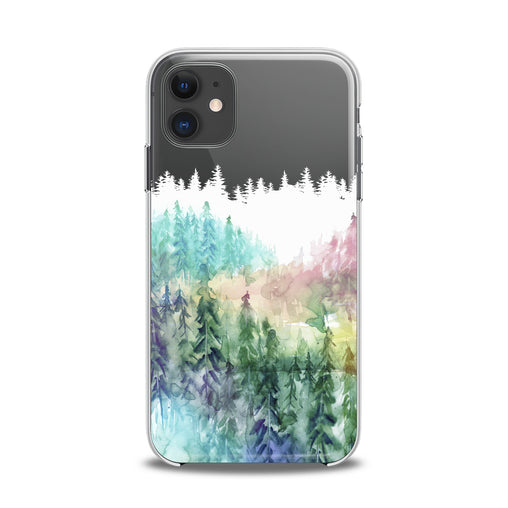 Lex Altern TPU Silicone iPhone Case Coniferous Forest