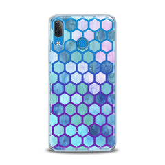 Lex Altern TPU Silicone Lenovo Case Blue Honeycomb