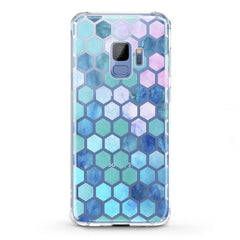 Lex Altern TPU Silicone Samsung Galaxy Case Blue Honeycomb