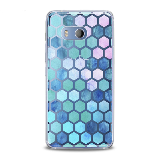 Lex Altern Blue Honeycomb HTC Case