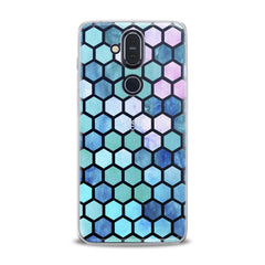 Lex Altern TPU Silicone Nokia Case Blue Honeycomb